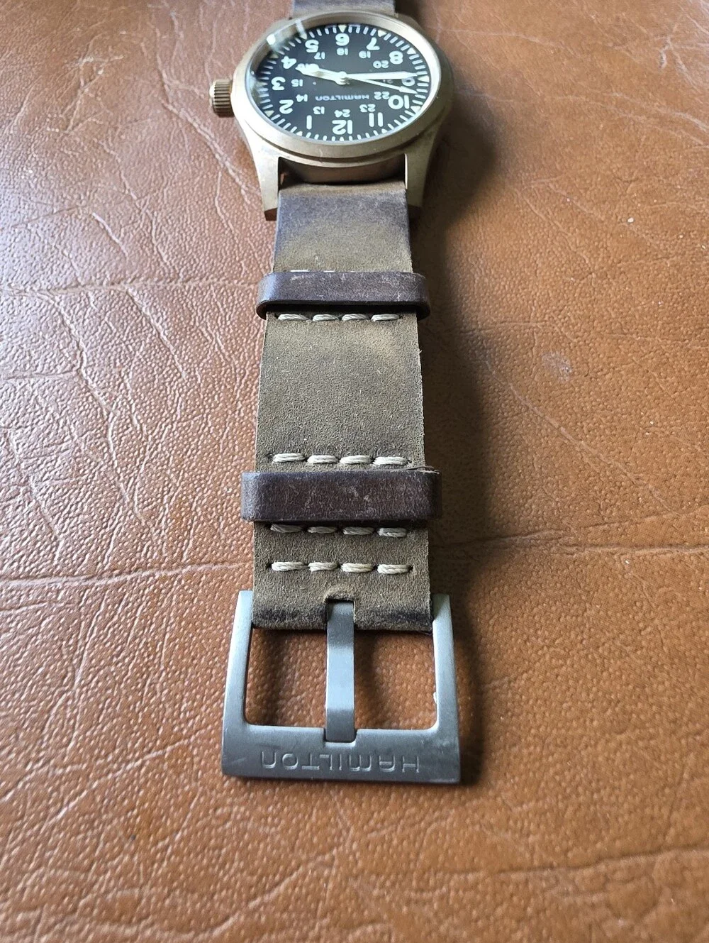Hamilton Khaki Field Mechanical Bronze - Black Dial - H69459530 Full Set
